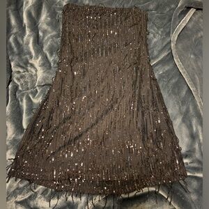 wild fable black sequin dress